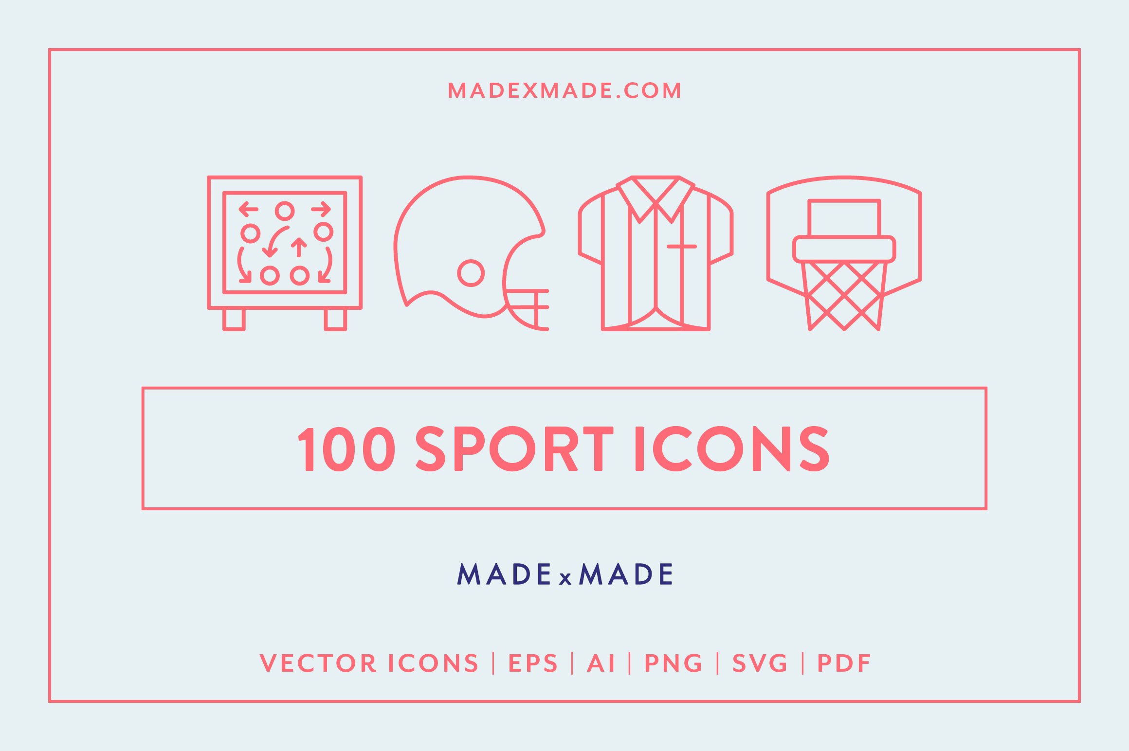 Sport Line Icons cover image.