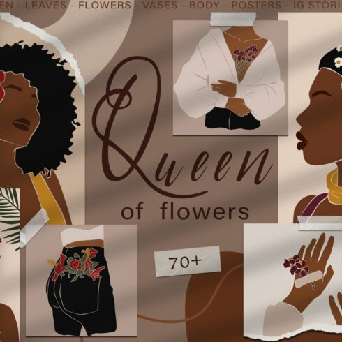 Queen of flowers cover image.