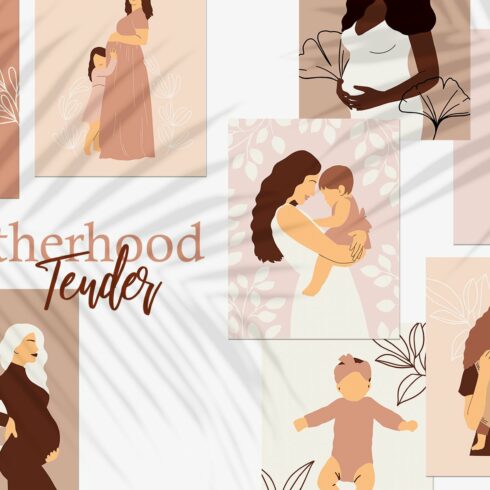 "Tender Motherhood" Prints Set cover image.
