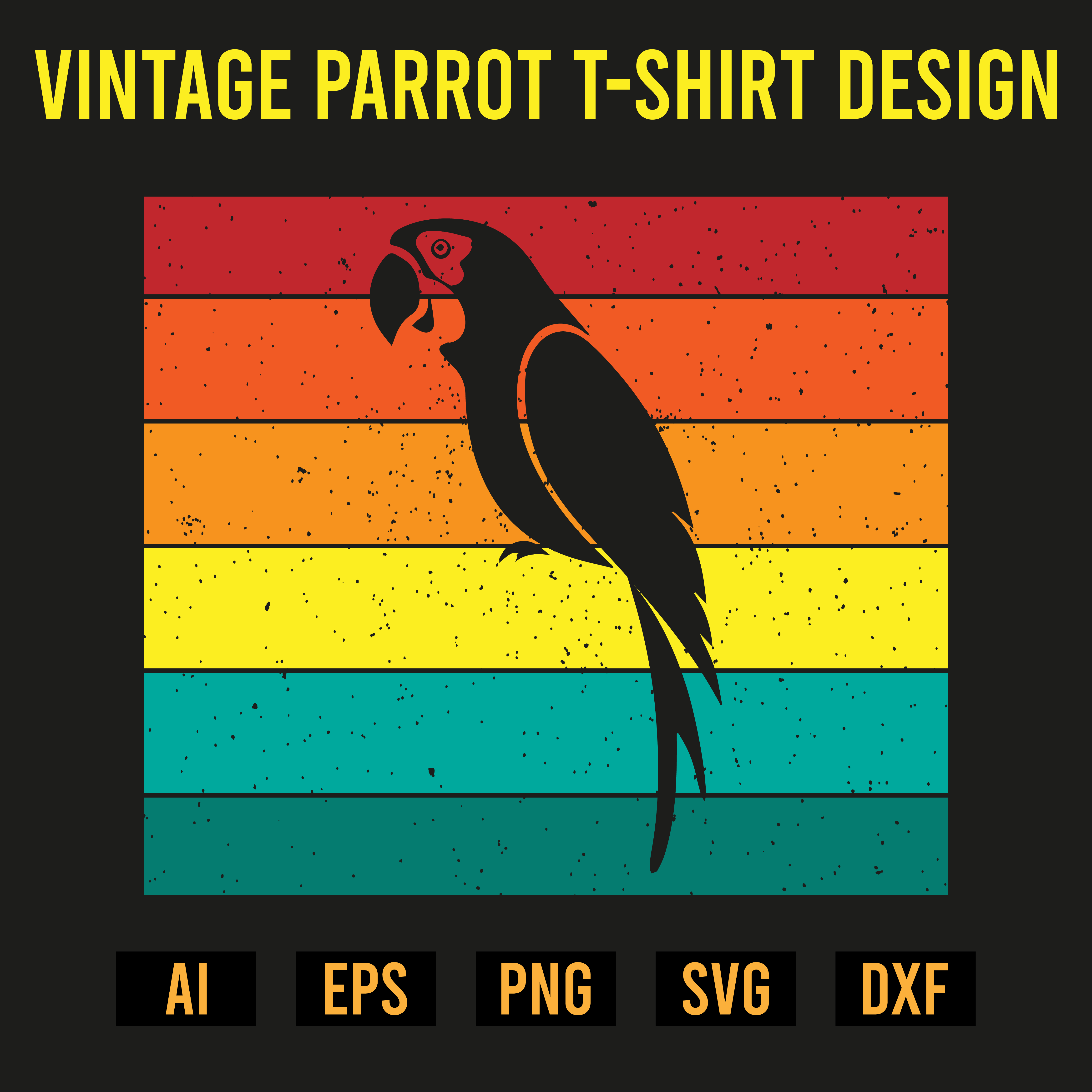 Vintage I Like Birds T Shirt Design preview image.