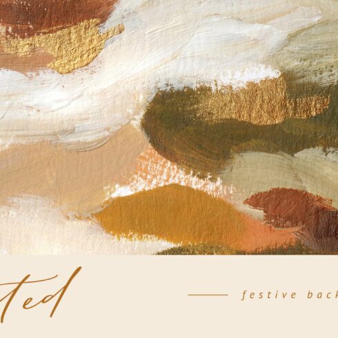 Elated Abstract Painted Backgrounds cover image.