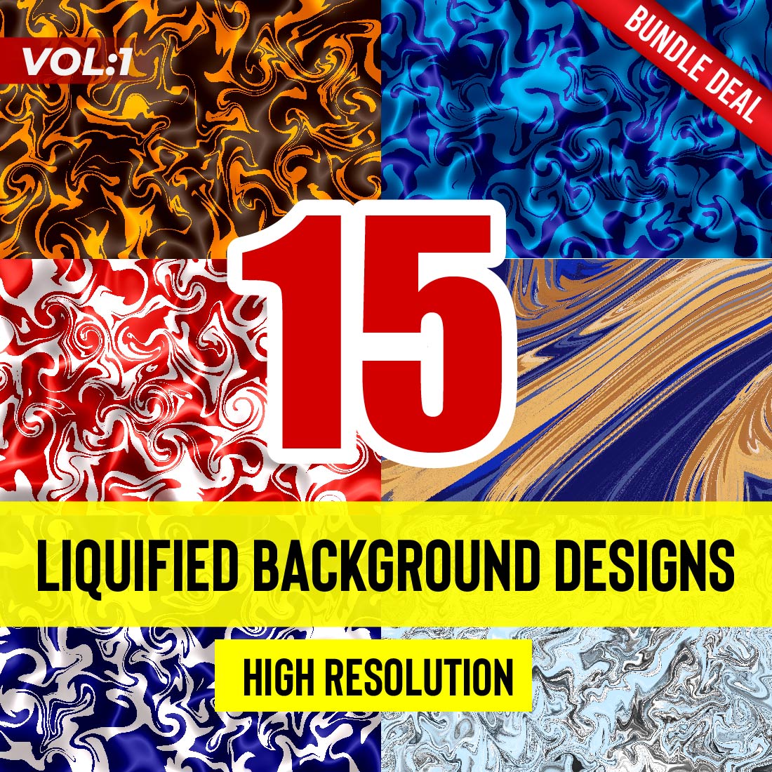 15+ Beautiful Modern Liquified Background Designs - Only for $10 cover image.