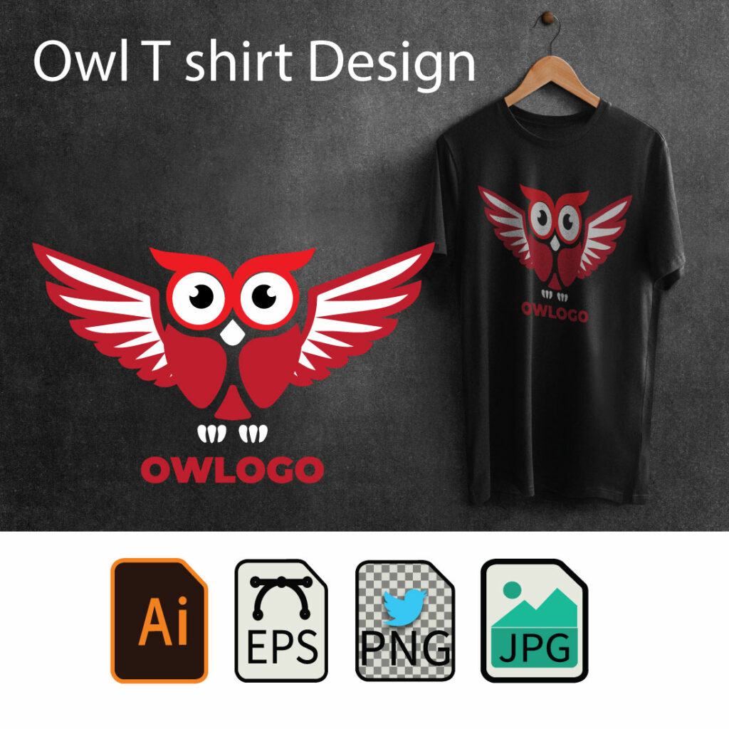 2 Owl T shirt Design - MasterBundles