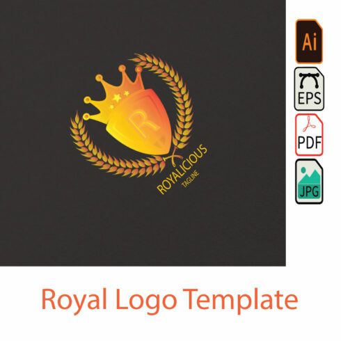 Royal Logo Template Design cover image.