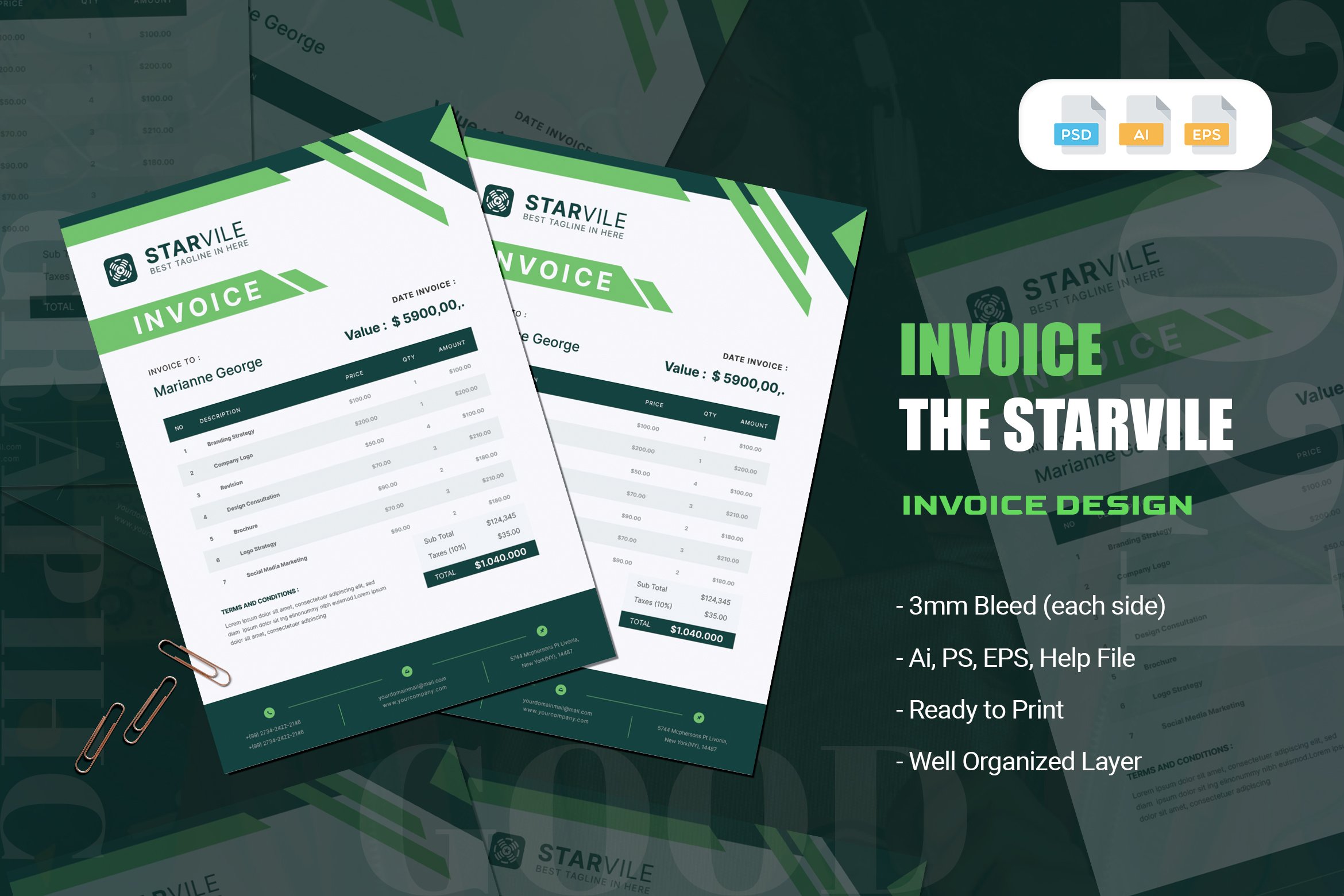 Starvile Invoice cover image.