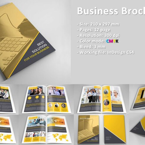 InDesign Corporate Brochure-V139 cover image.
