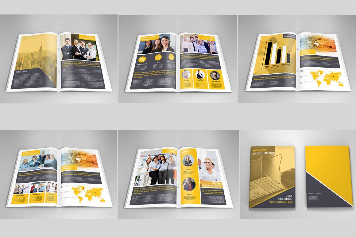 InDesign Corporate Brochure-V139 preview image.