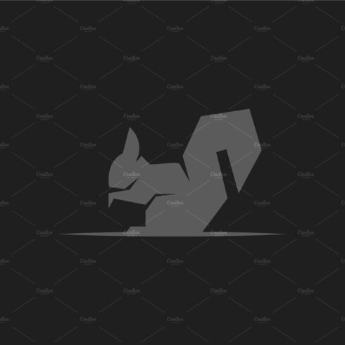 abstract animal squirrel icon logo cover image.
