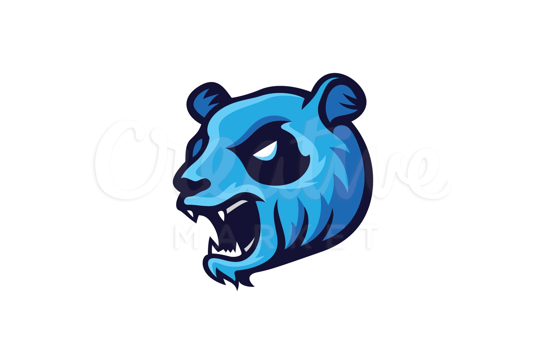 Blue Panda Mascot or Esport Logo cover image.