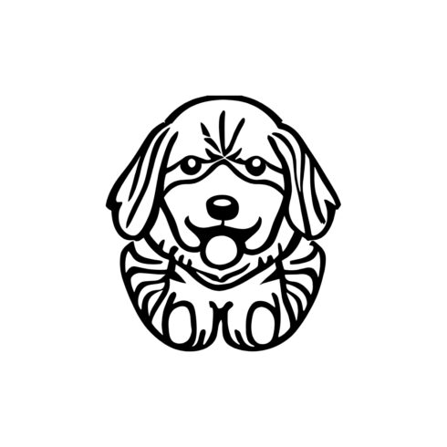 A Cute Dog logo Illustration cover image.