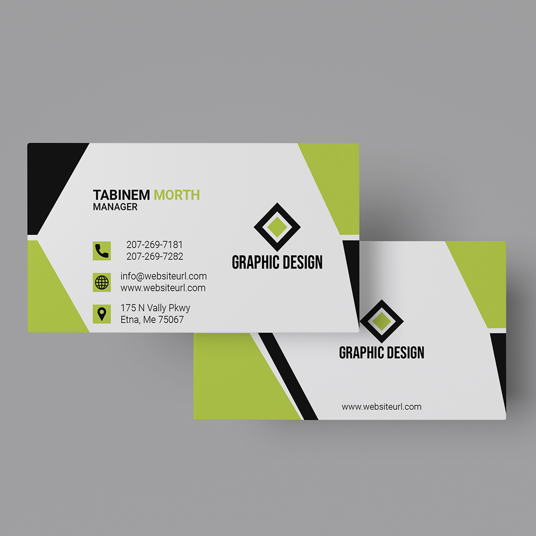 Business Card Template cover image.