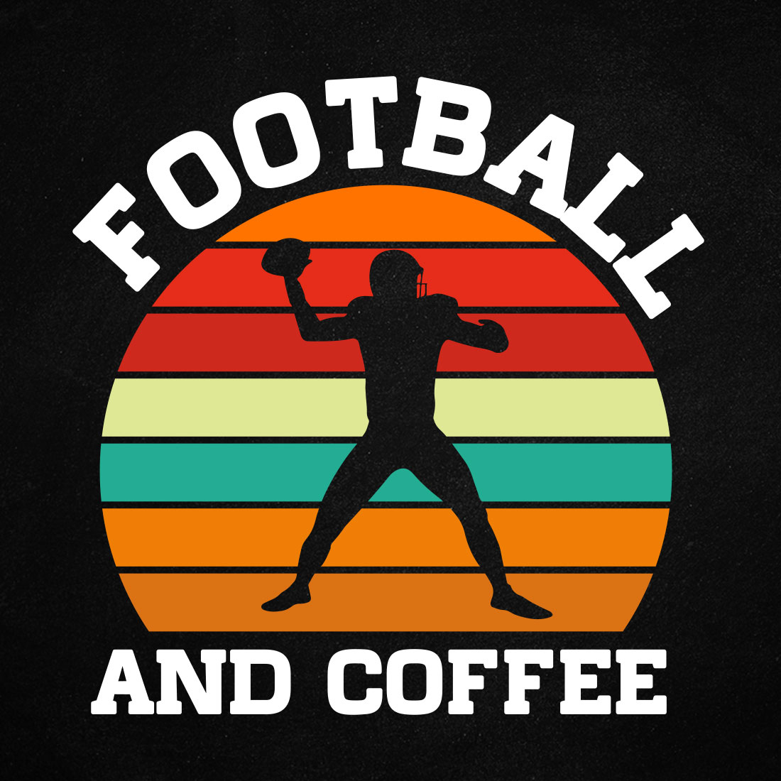 American Football T-shirt Design