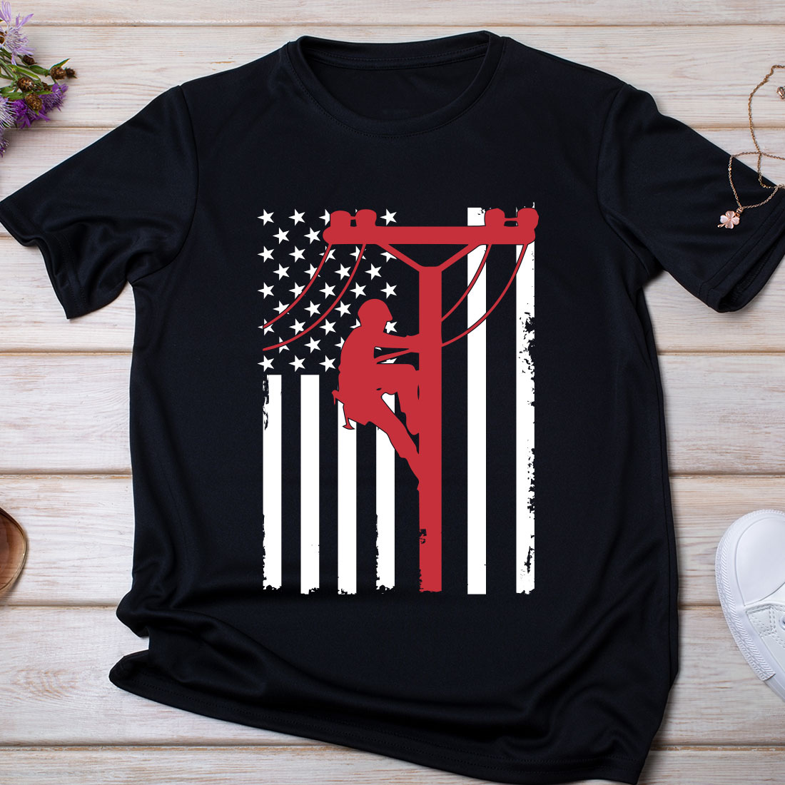 American Flag USA Patriotic Football Funny T shirt Design - MasterBundles