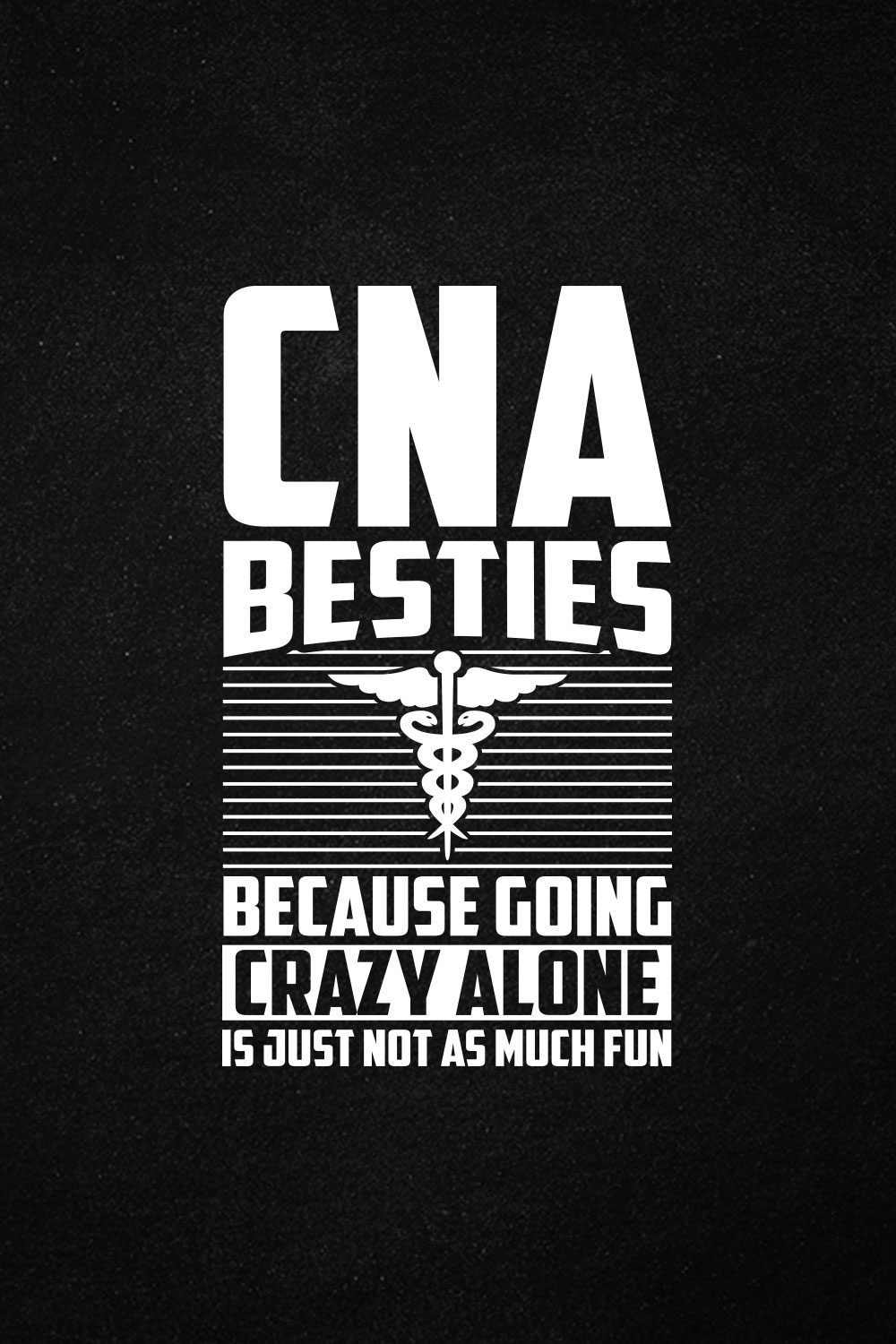 Funny CNA Besties Healthcare Worker Nurse T shirt Design pinterest preview image.