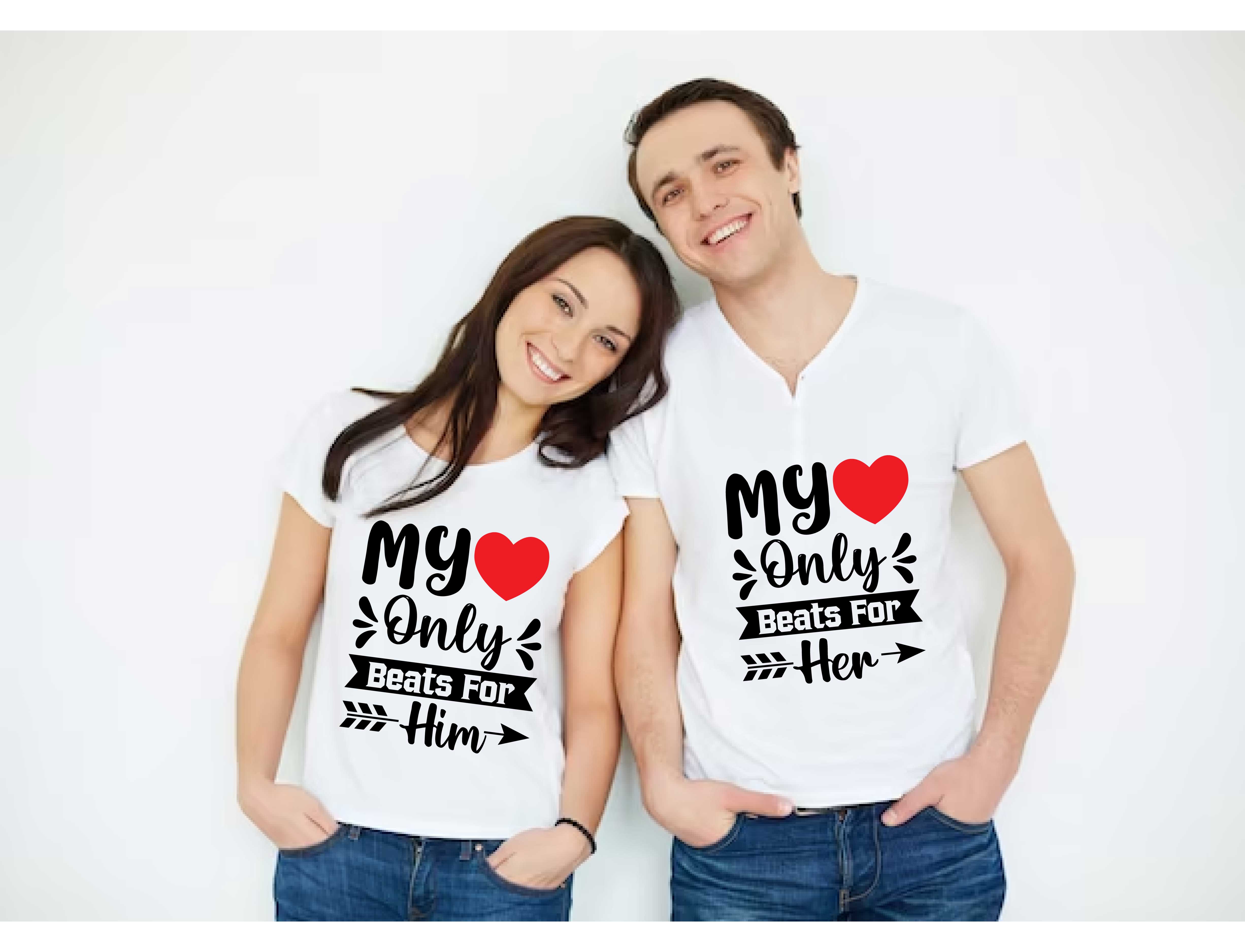  Matching Couple T-Shirt for Husband Wife Letter Print Short  Sleeve Tshirt Funny Graphic O Neck Tee for Valentines Day,Couples Shirts  for Him and Her,Funny Couple Shirts White : Clothing, Shoes 