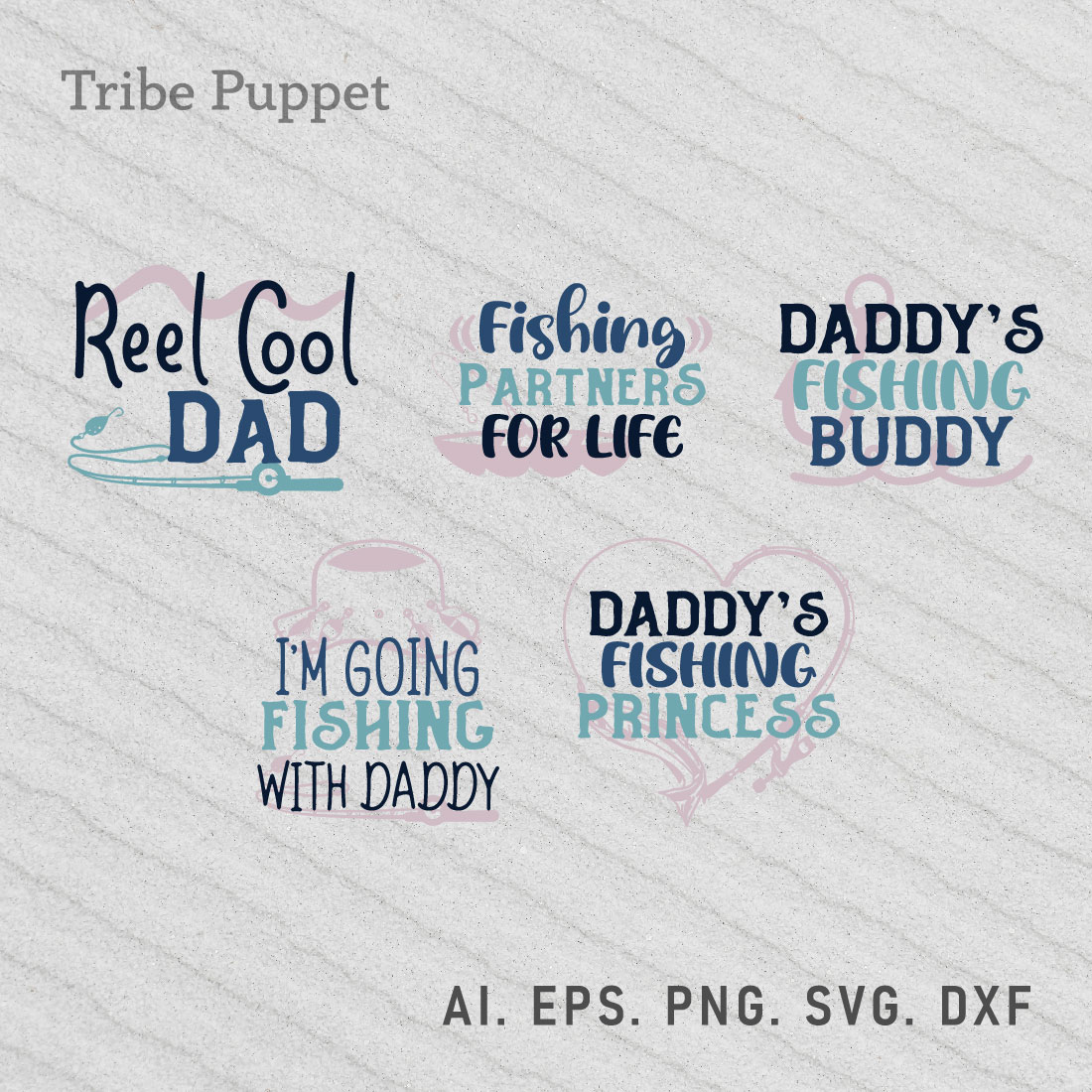 5 Dad Quotes Pack preview image.