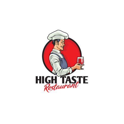 Chef Wine Logo Design cover image.