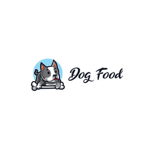 Dog Food - Cartoon Dog mascot logo cover image.