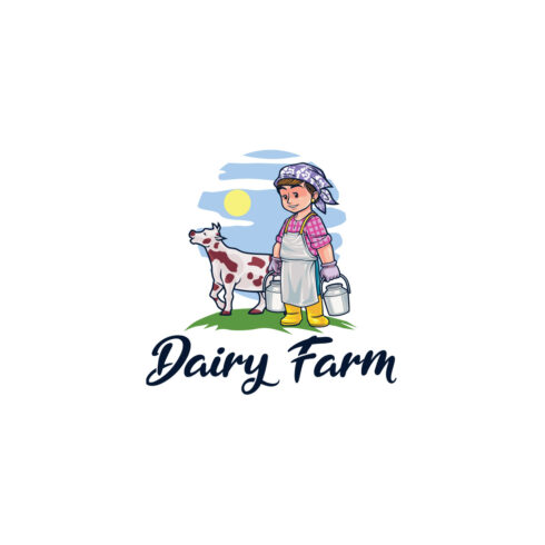 Dairy Farm V2 Logo Design cover image.