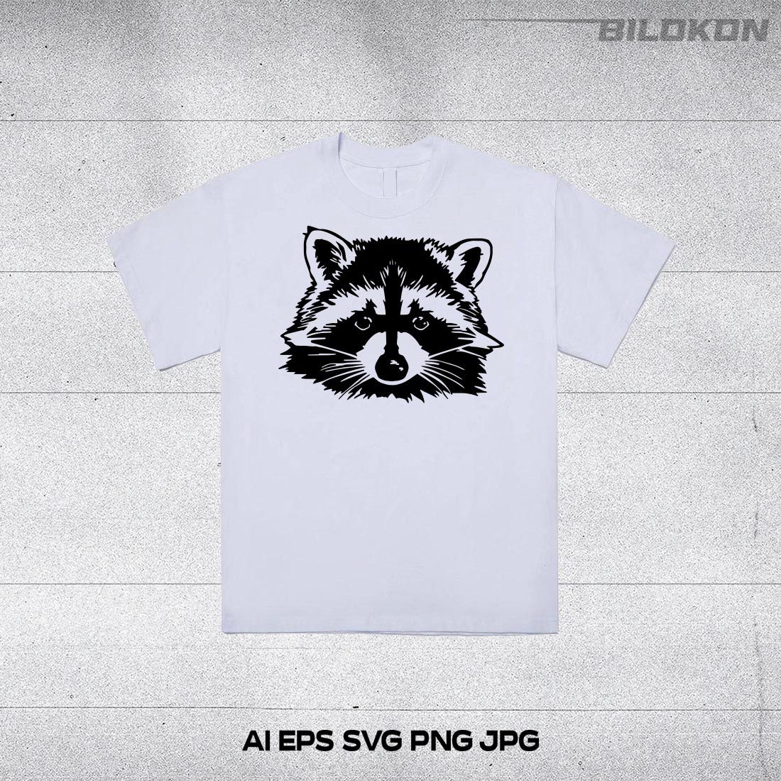 T - shirt with a raccoon on it.