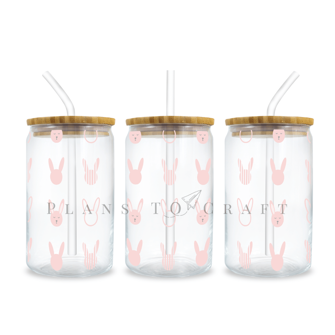 Glass Can with Lid and Straw Mockup - Free Download Images High Quality  PNG, JPG