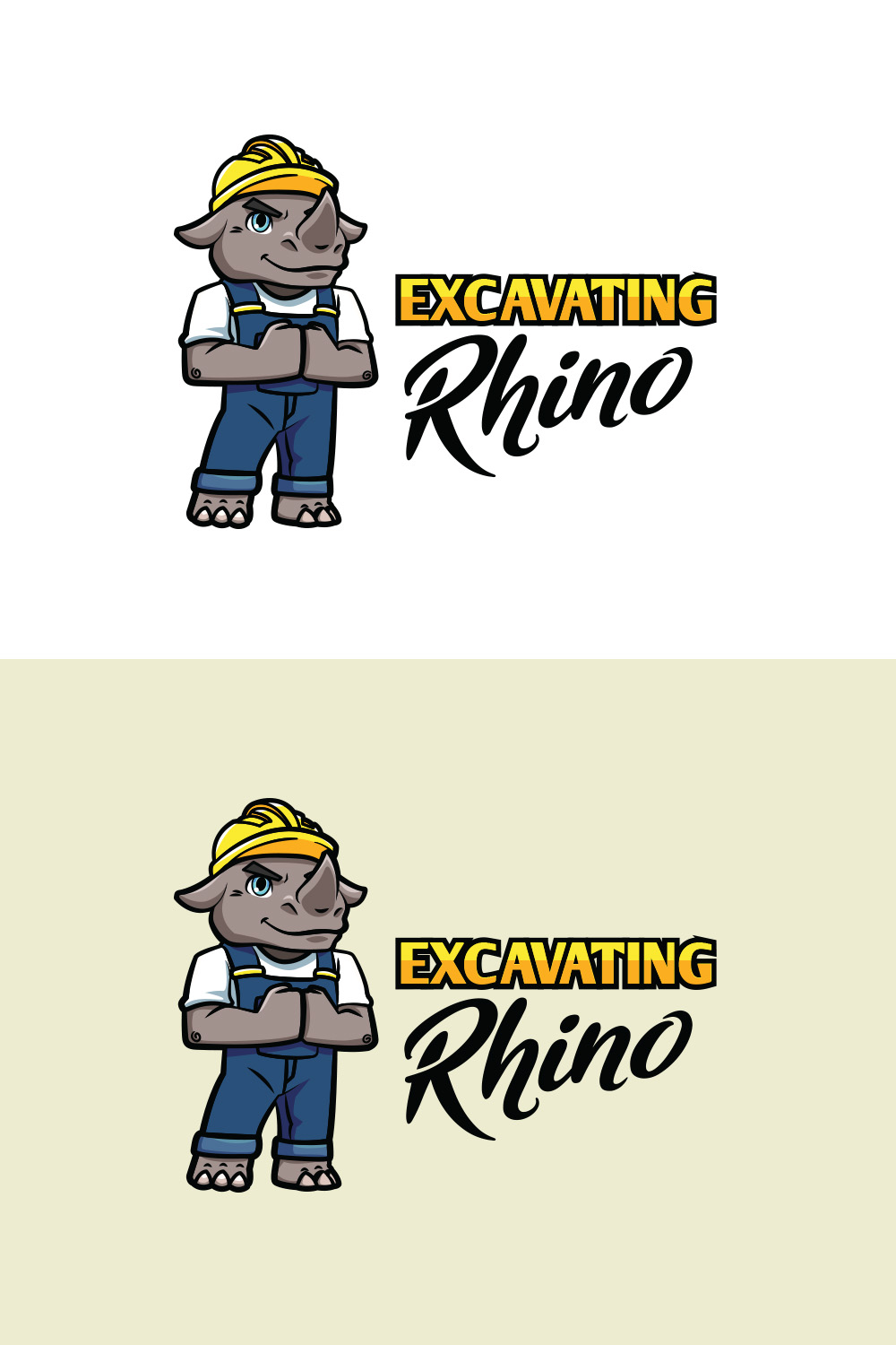 Excavating Rhino pinterest preview image.