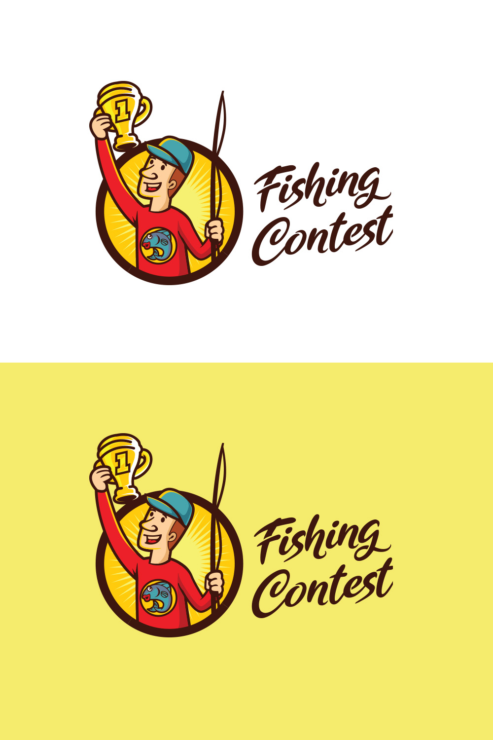Fishing Champion Logo pinterest preview image.