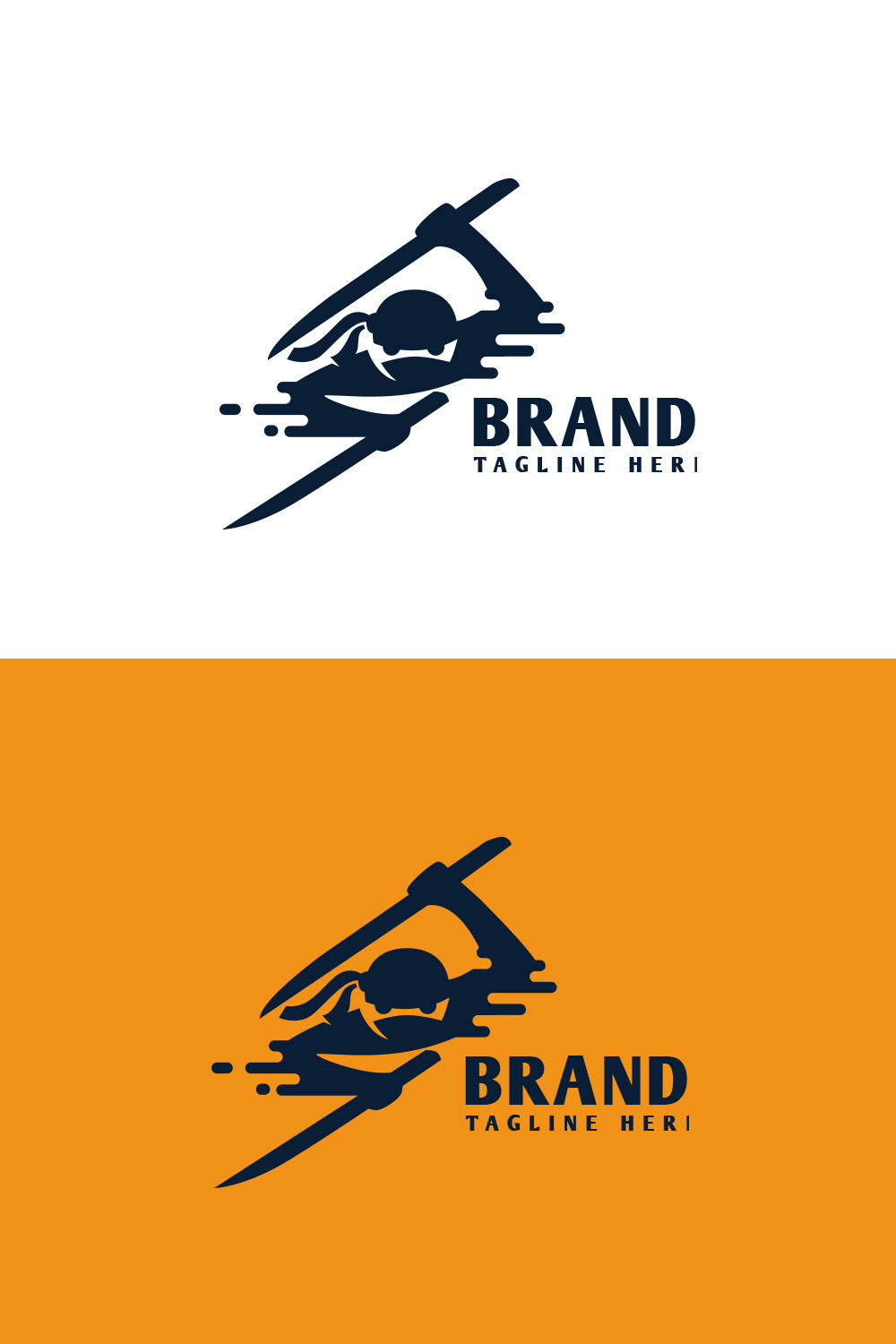 Data Ninja Logo Design pinterest preview image.