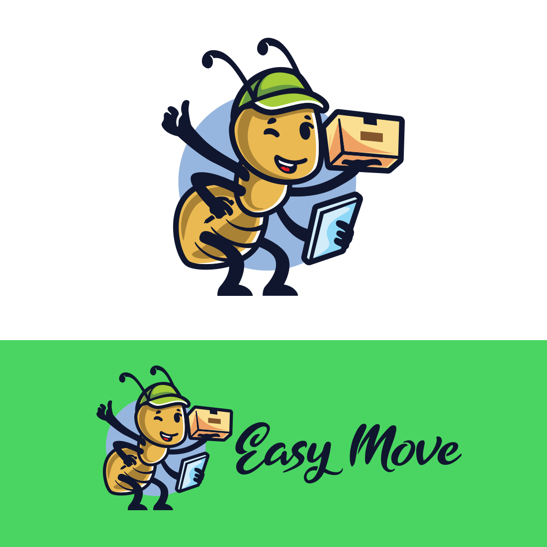 Easy Move - Ant Caracter Mascot Logo cover image.