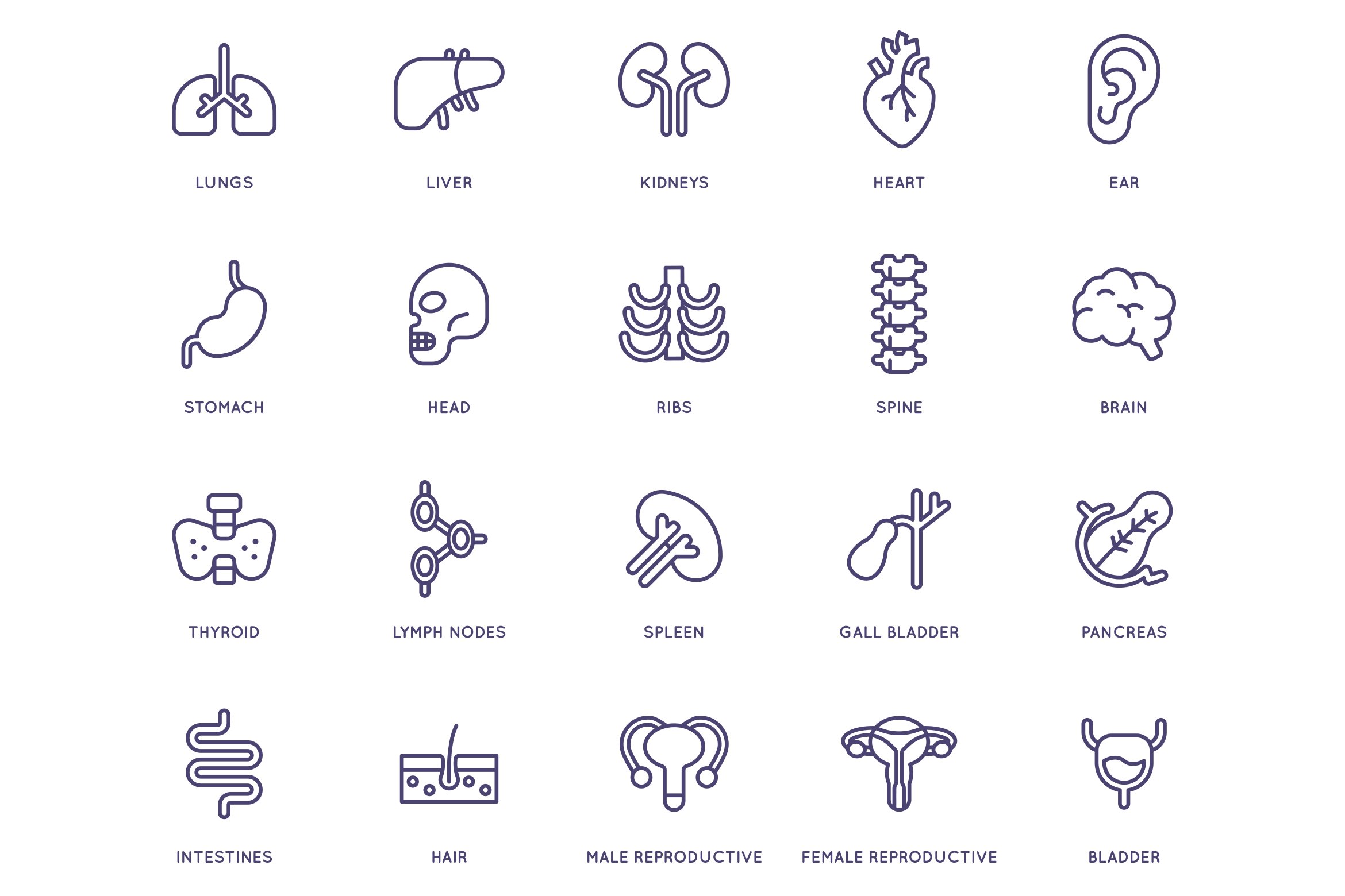 medical and healthcare icons line cm 4 454