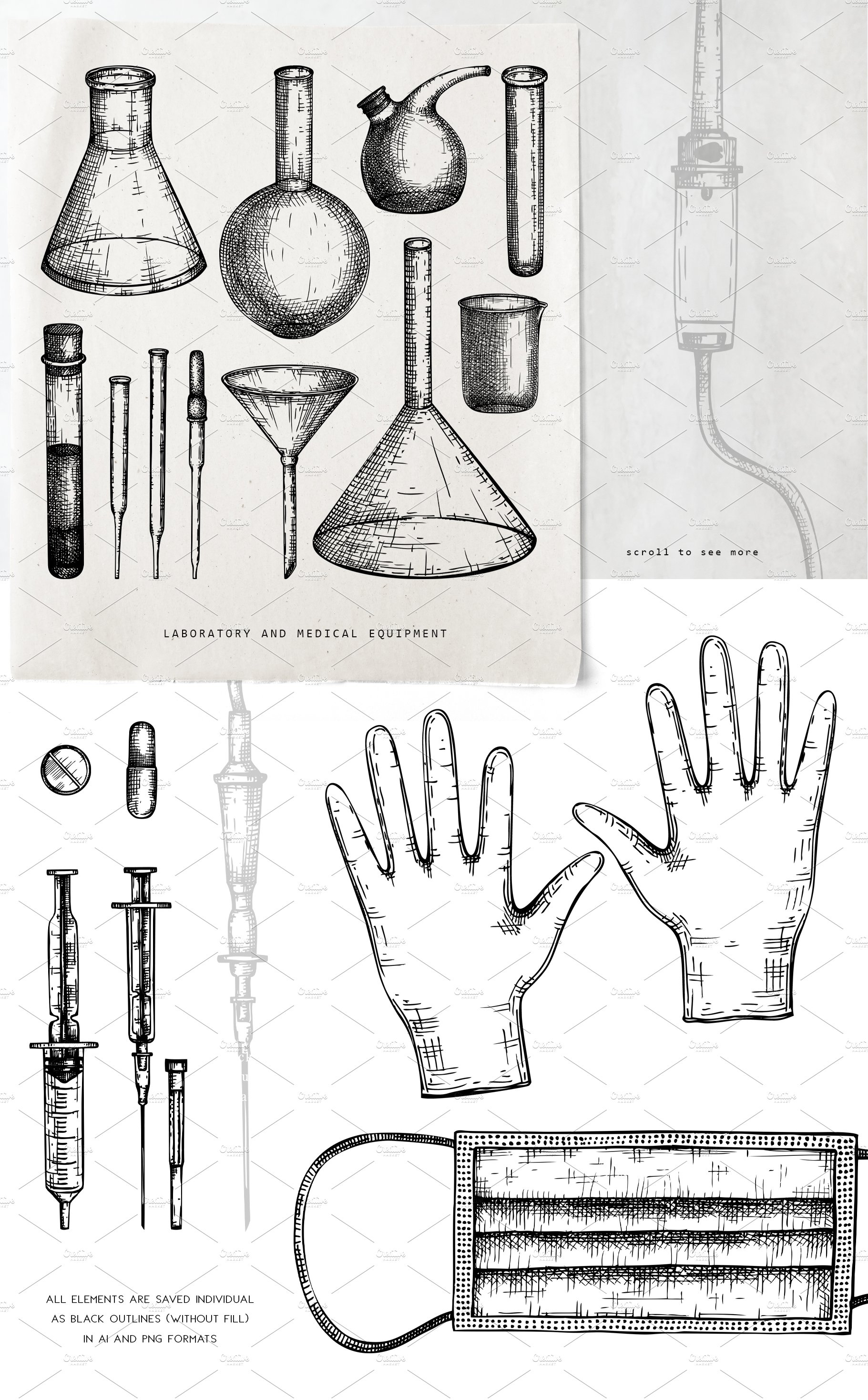 medical equipment viruses set 03 120