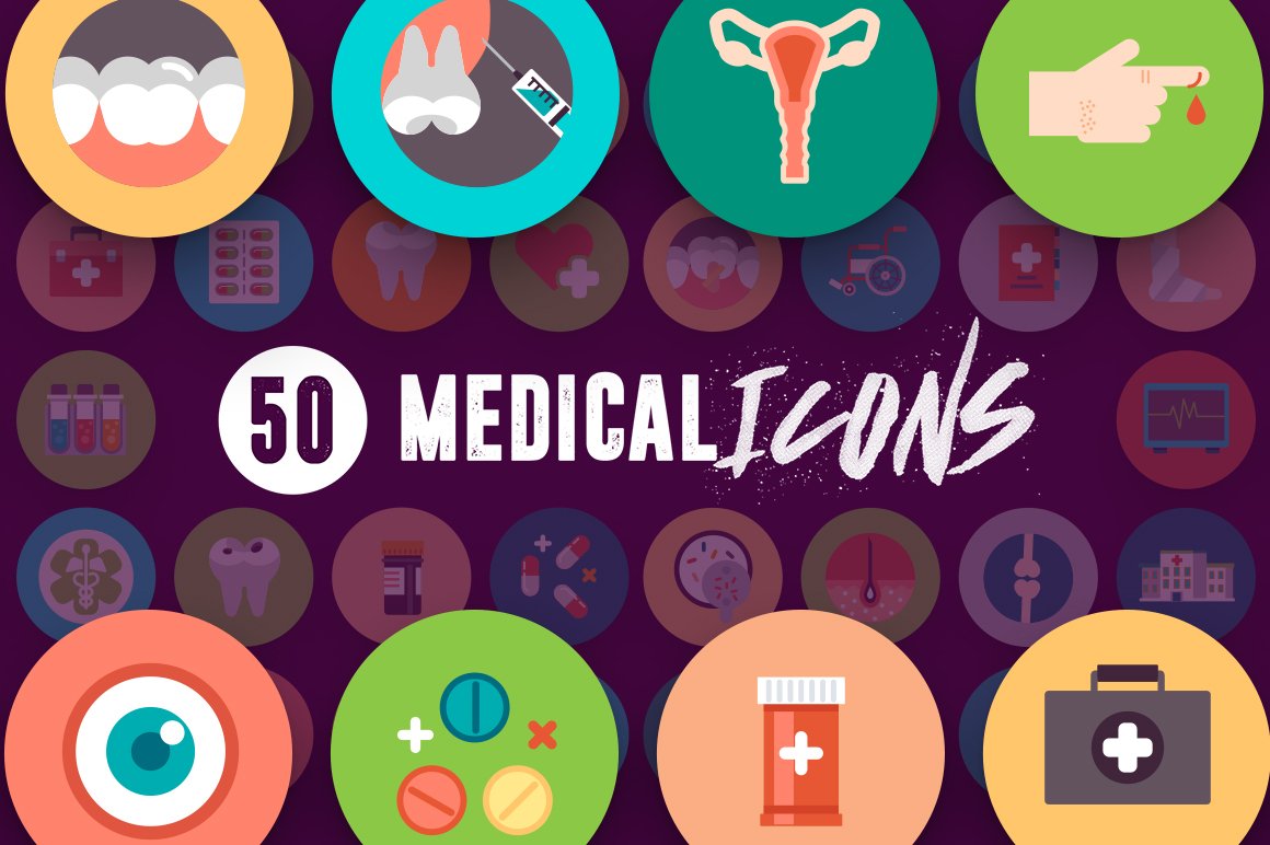 medical health flat icons 1 7