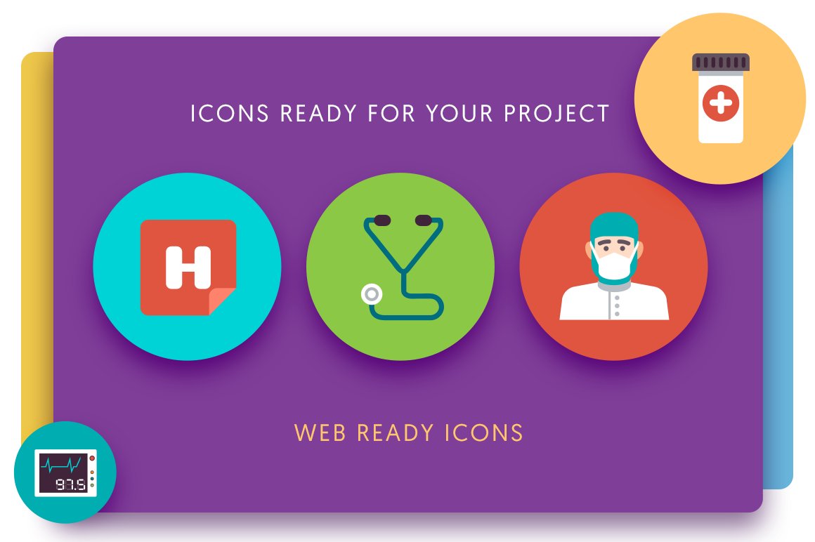 medical health hospital icons 3 539