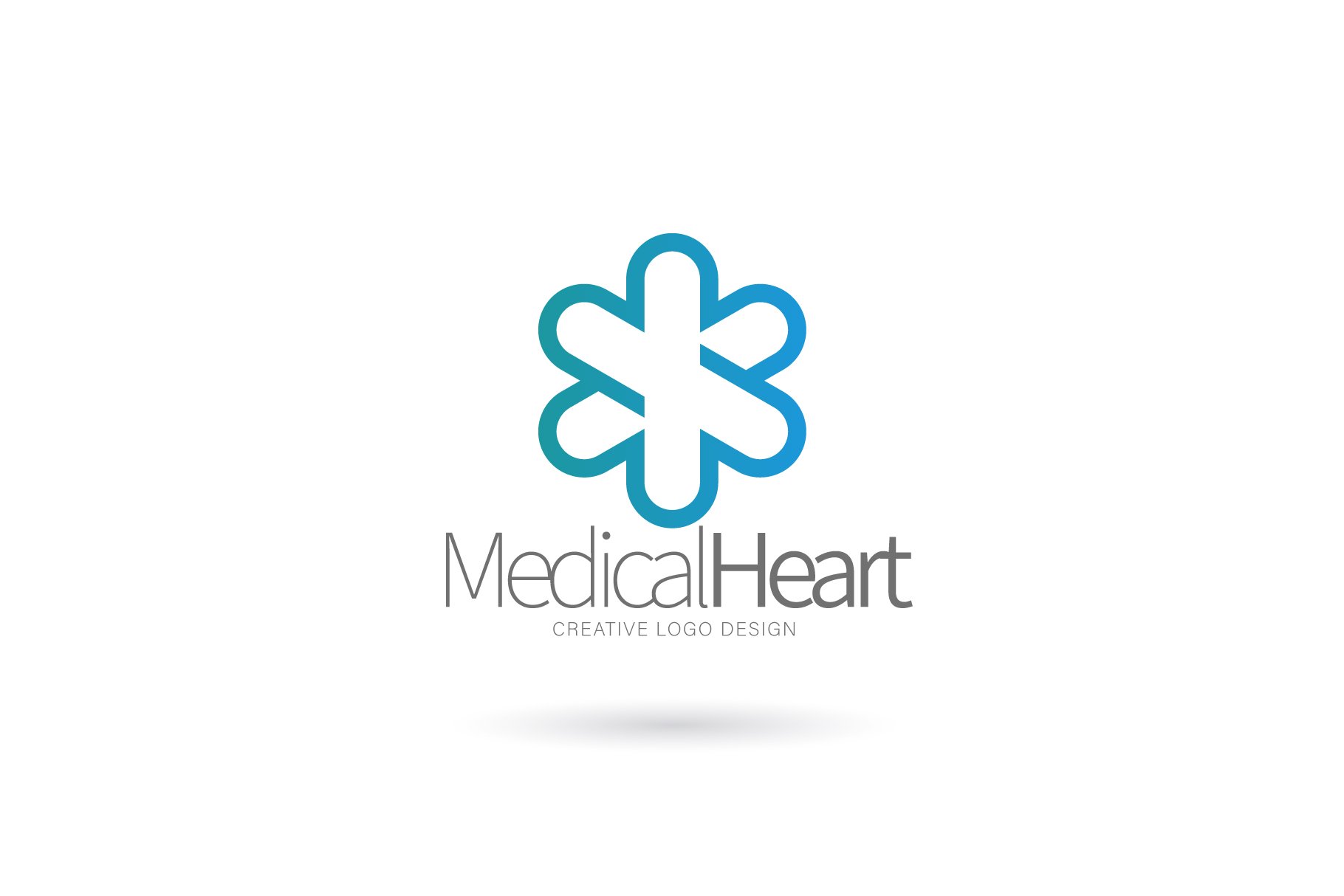 medical heart bluecolor logo 746
