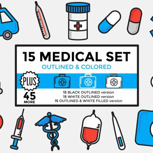 Medical Set Outlined & Colored cover image.