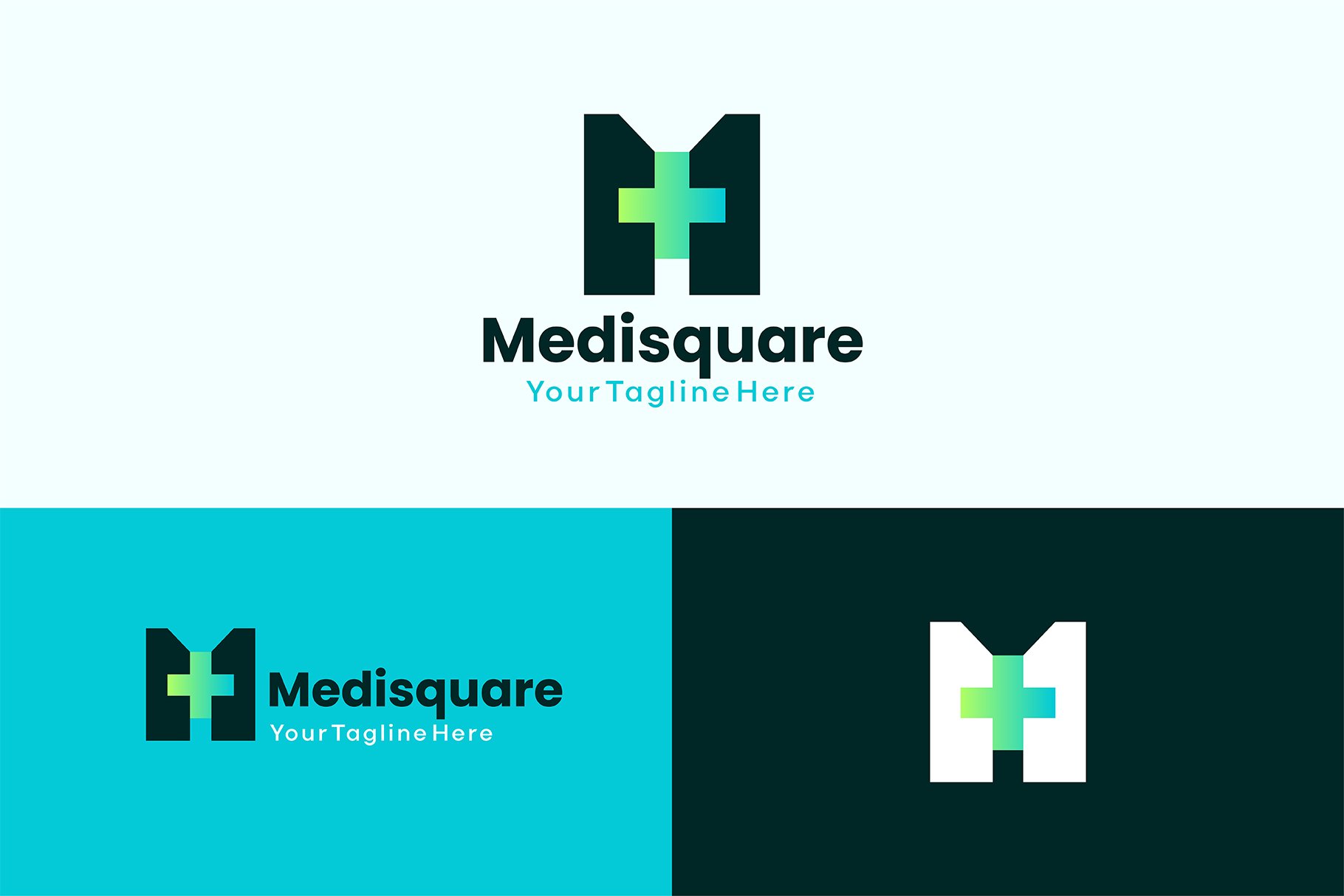 Medical Health Care Logo - M Logo preview image.