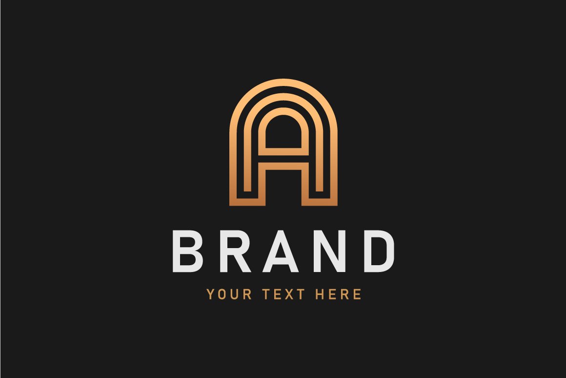 Luxury Letter A Logo cover image.