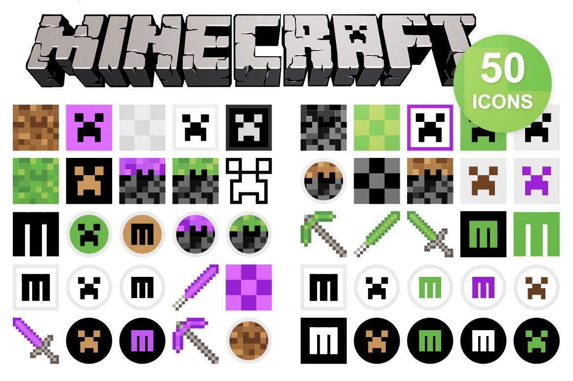 Classic Minecraft Icon v1.1.0 for mc1.20.1 - Classic Minecraft Icon