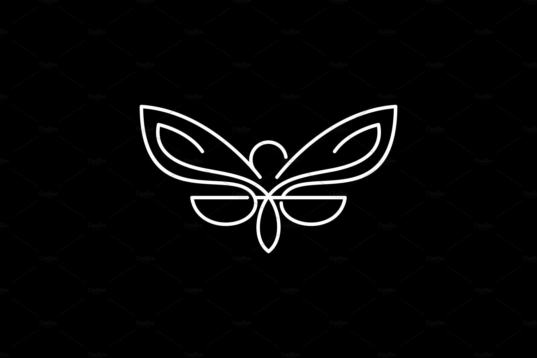 Black Butterfly Top View With Lines Wings Free Stock Vector Graphic Image  471080294