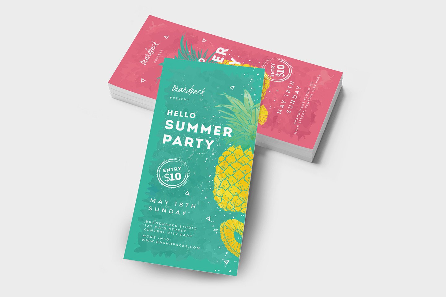 minimal summer dl rack card template 3 708