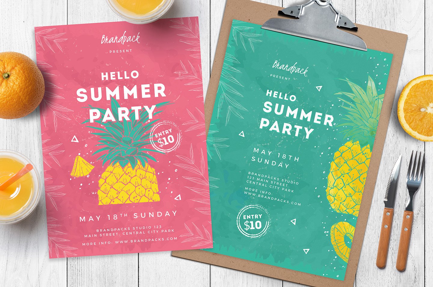 Minimal Summer Poster / Flyers cover image.