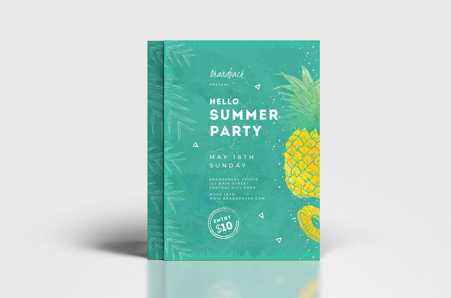 minimal summer poster templates 3 535