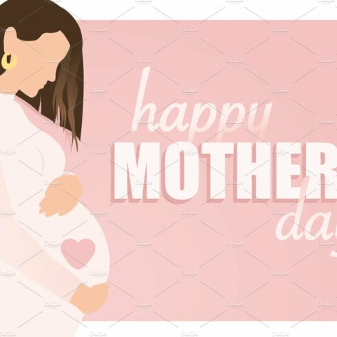 Happy Mother's day greeting card cover image.