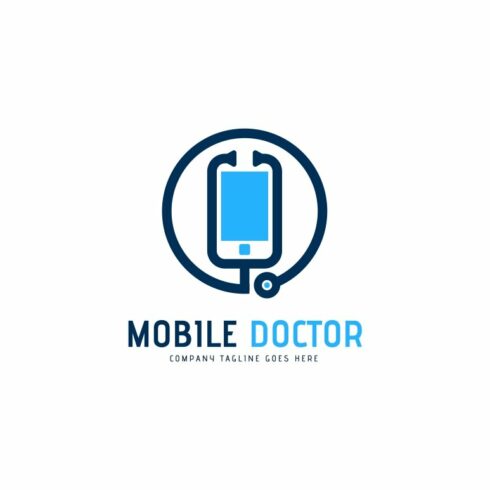 Mobile Doctor Logo Template cover image.