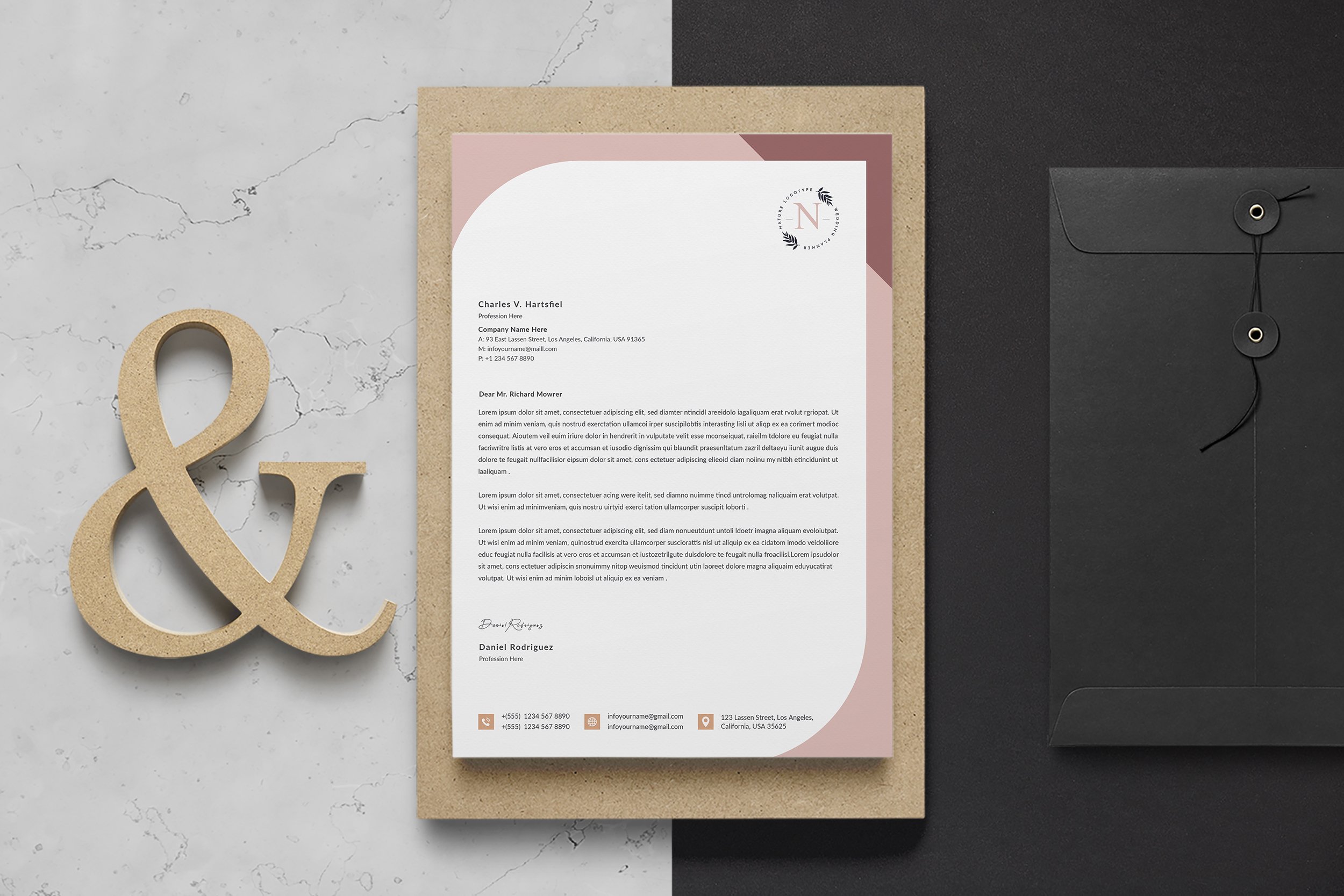 Letterhead Template Word cover image.