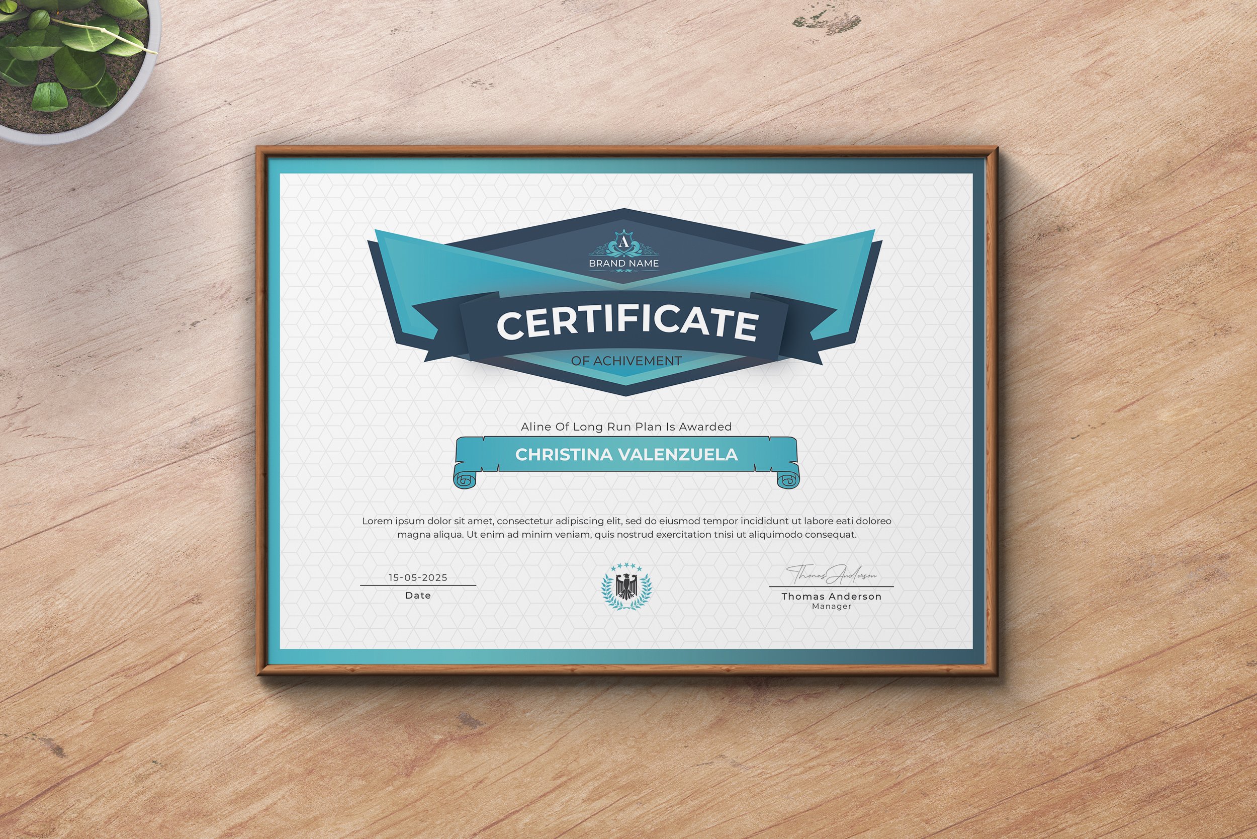Modern Certificate Template Word cover image.