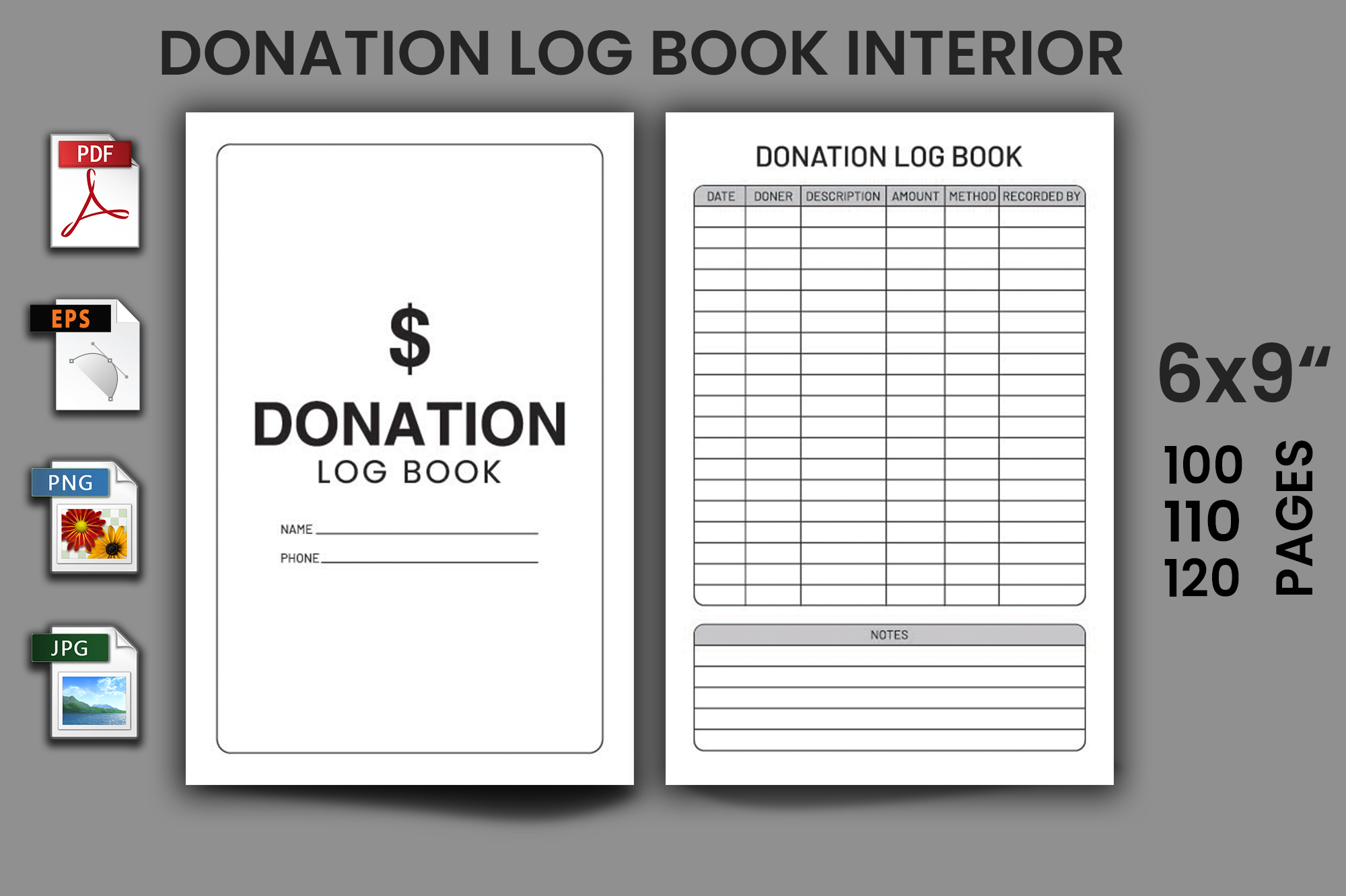 Donation Log Book