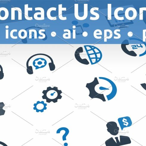 Contact Us Icons cover image.