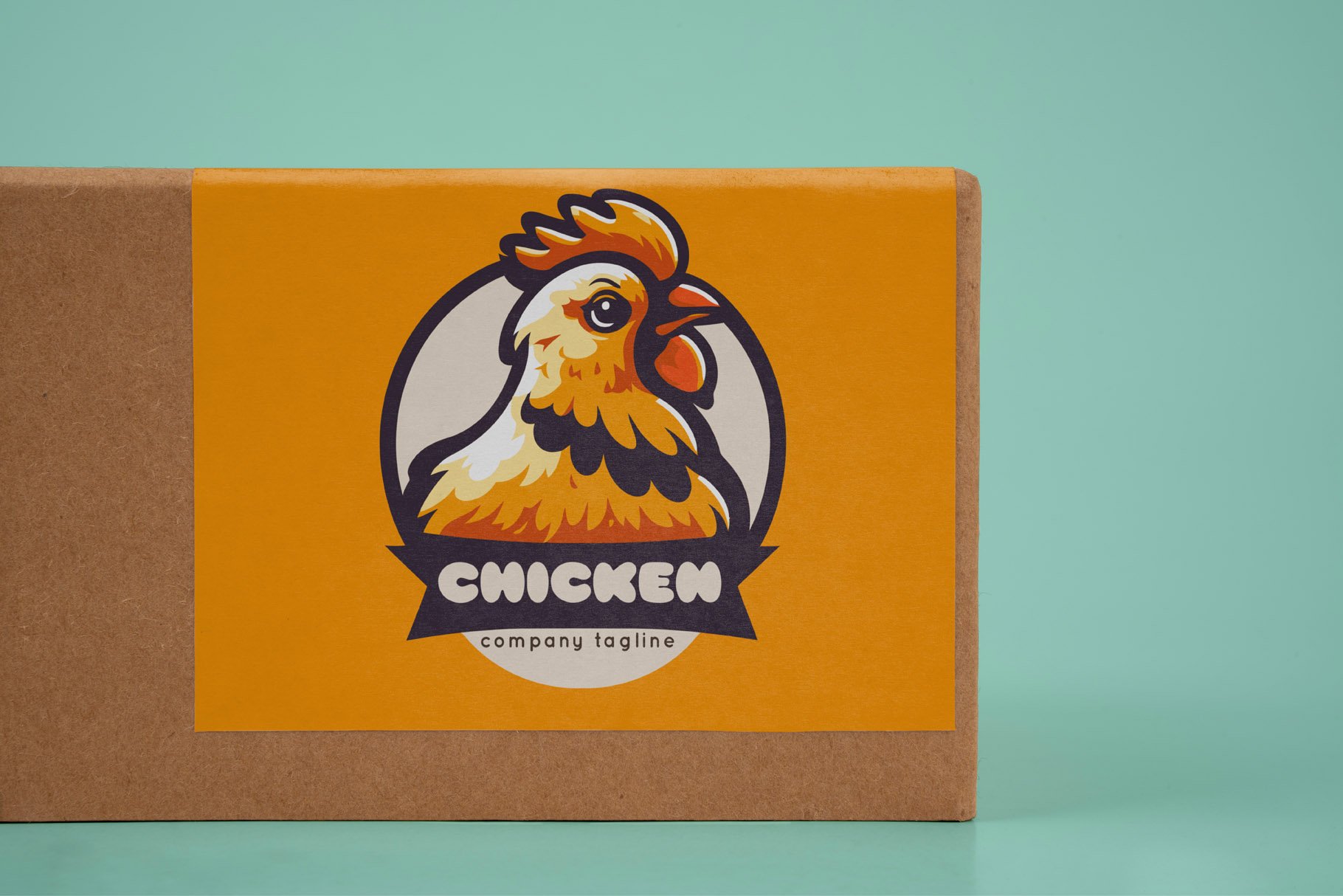 Chicken Rooster Logo Mascot Design preview image.