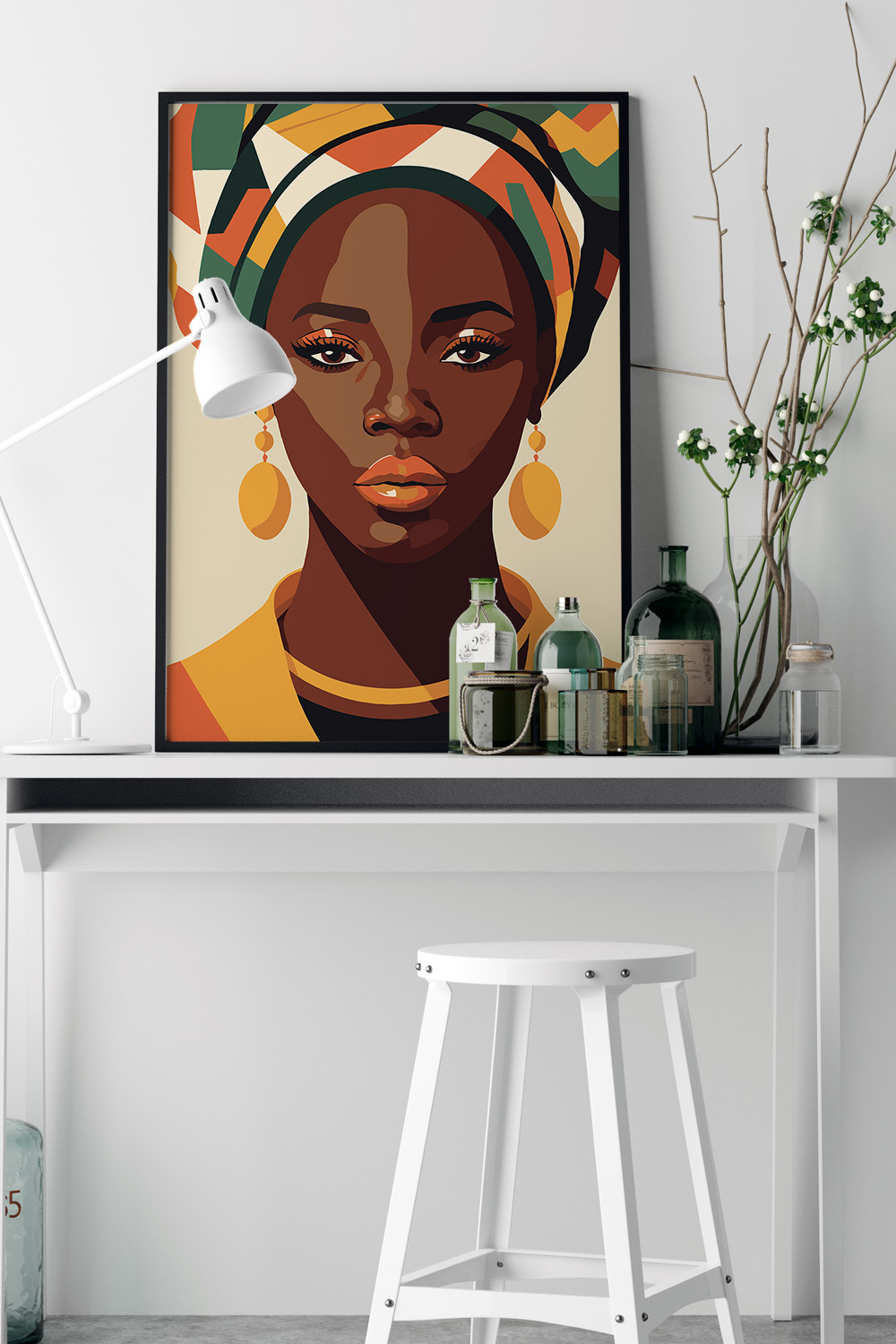 Black Excellence, Stylish and Modern Illustrations Celebrating Black Culture pinterest preview image.
